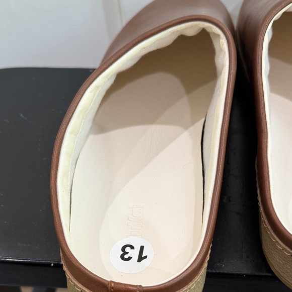 OluKai Brown Slip-On Loafers